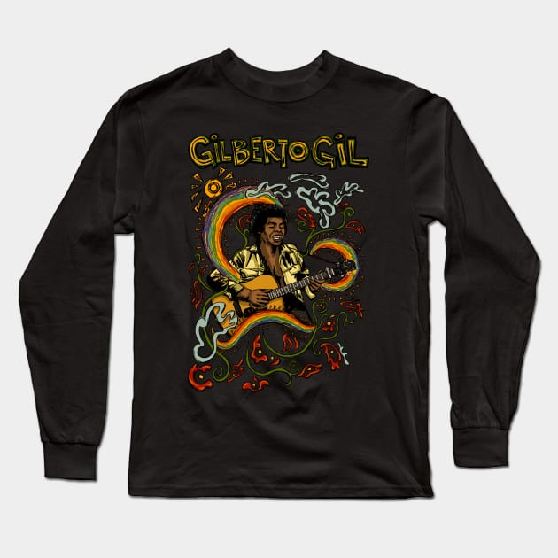 Gilberto Gil Long Sleeve T-Shirt by HelenaCooper